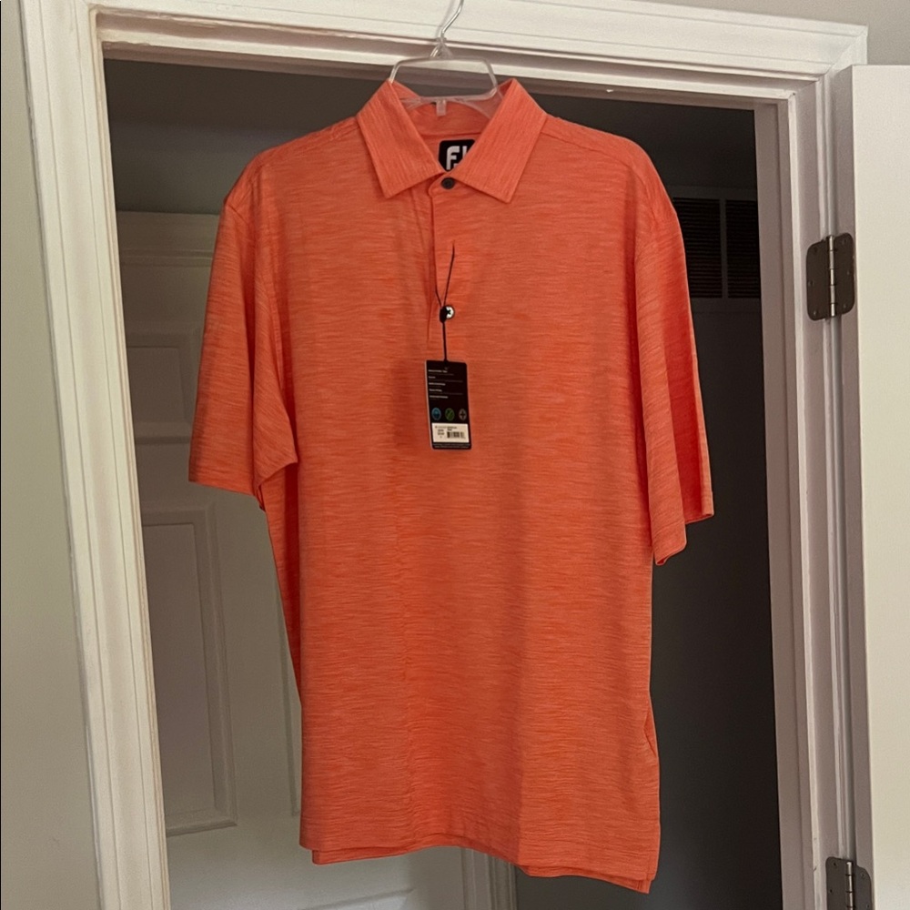 Men's Orange Polo Shirt